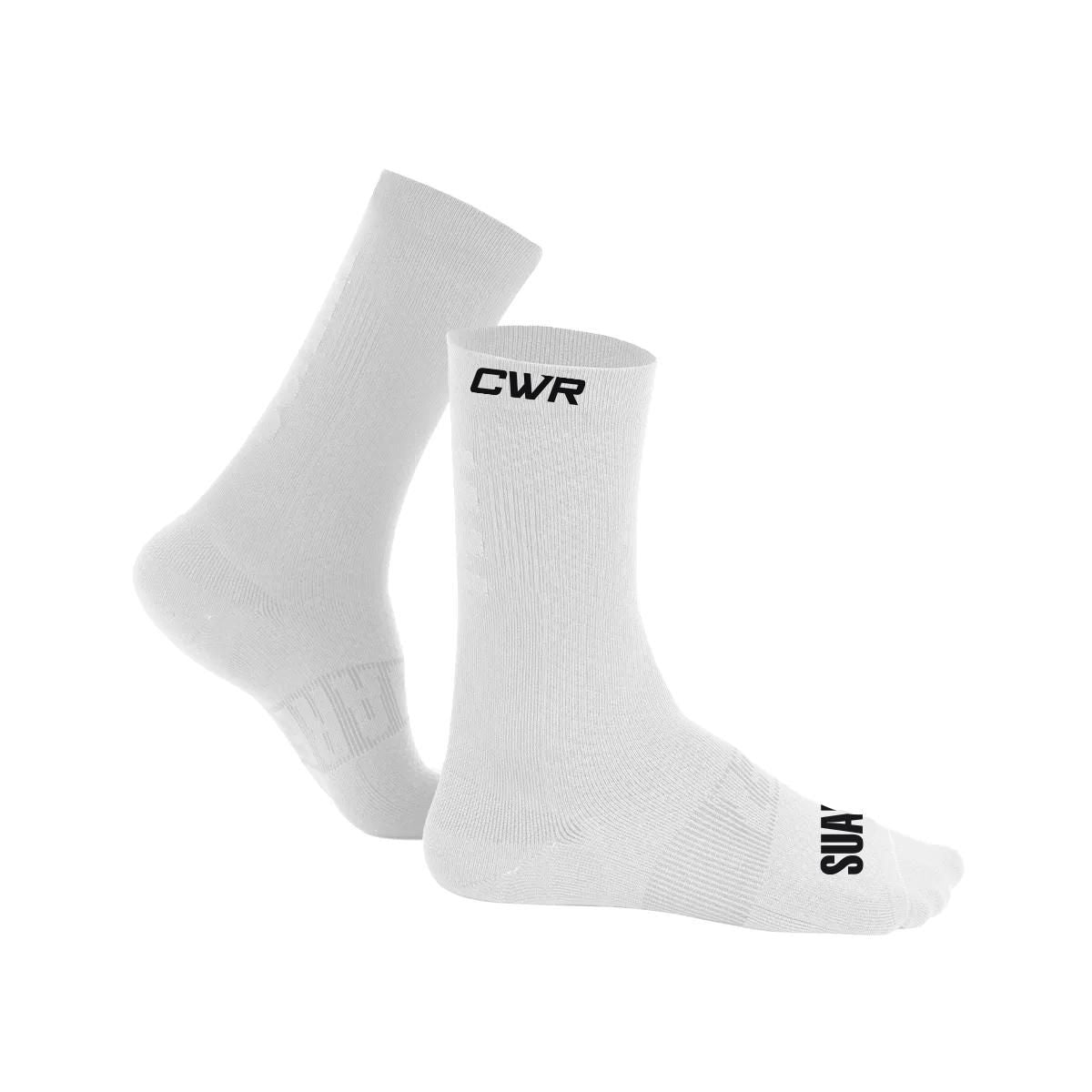 Medias Ciclismo Cyclewear Suarez 7″ Blancas