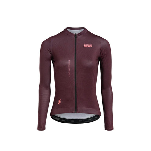 Jersey Ciclismo M/L Suarez Mujer Ease Vinotinto 2.3