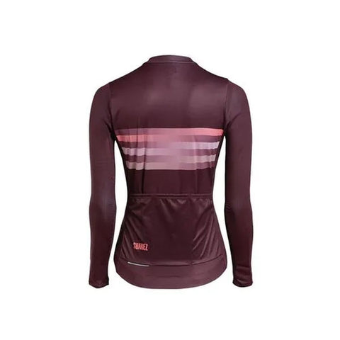 Jersey Ciclismo M/L Suarez Mujer Ease Vinotinto 2.3