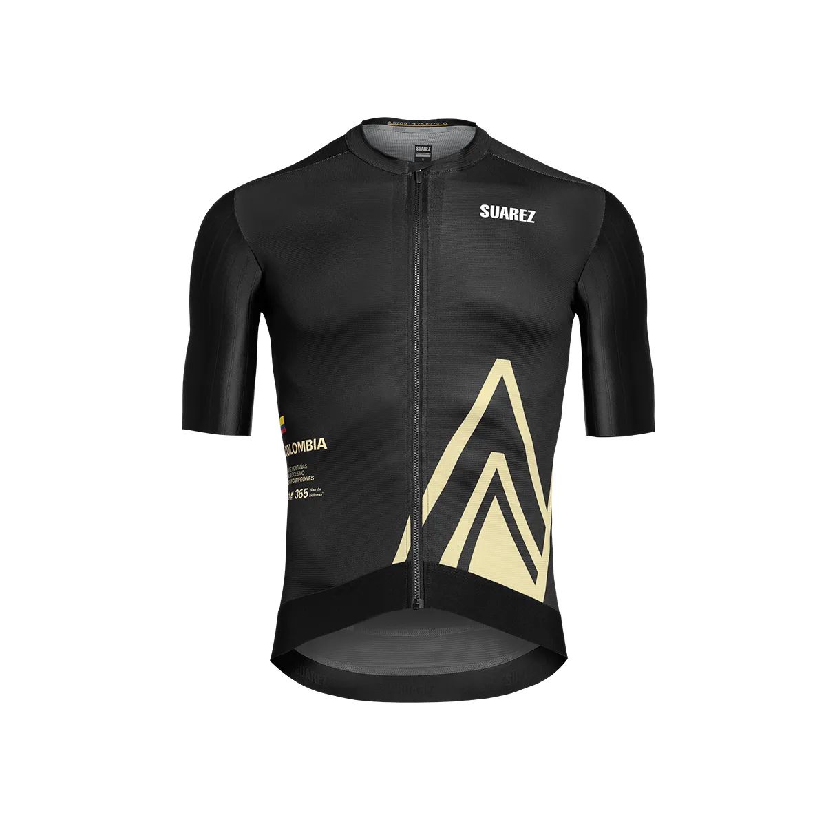 Jersey Ciclismo M/C Suarez Hombre Negro Mountains