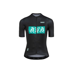 Jersey Ciclismo M/C Suarez Mujer Ease Negro Verde 2.3