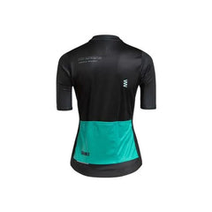 Jersey Ciclismo M/C Suarez Mujer Ease Negro Verde 2.3