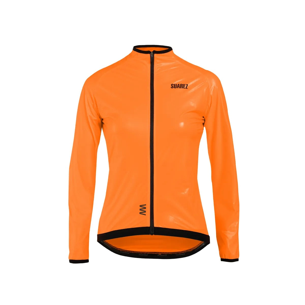 Chaqueta Cortavientos Suarez Ciclismo Mujer Shadow Orange2.3