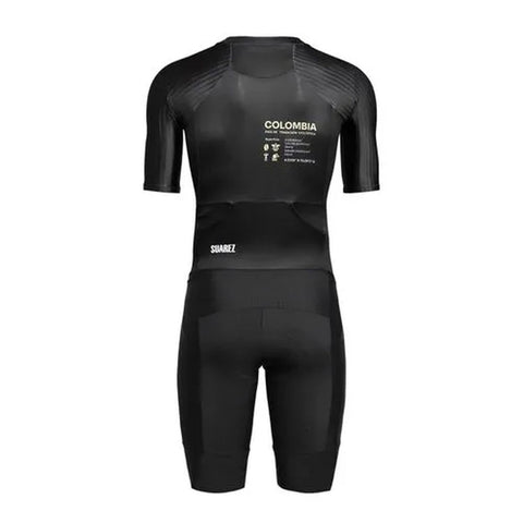 Enterizo Triatlon Sublimado Suarez Hombre Negro Mountains