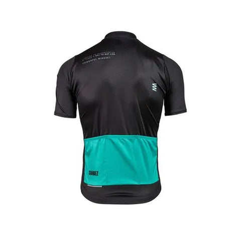 Jersey Ciclismo M/C Suarez Hombre Ease Negro Verde 2.3