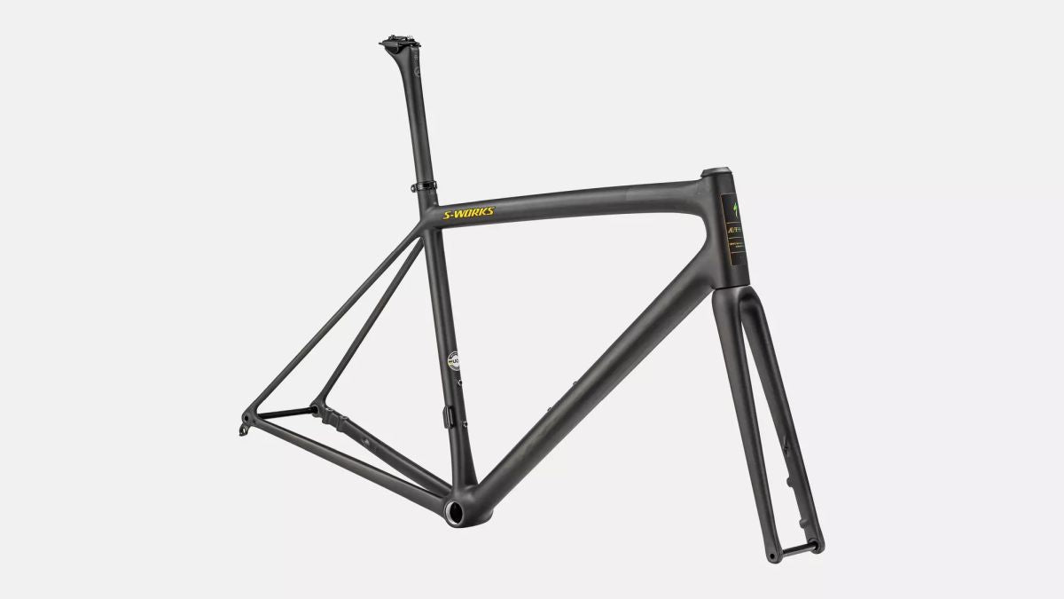 Marco de Ruta Specialized Cuadro S-Works Aethos Silver Black