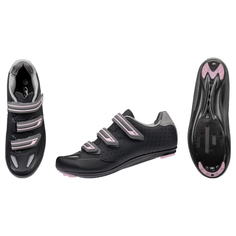 Zapatilla Ciclismo Ruta GW IRON GRIS/ROSADO