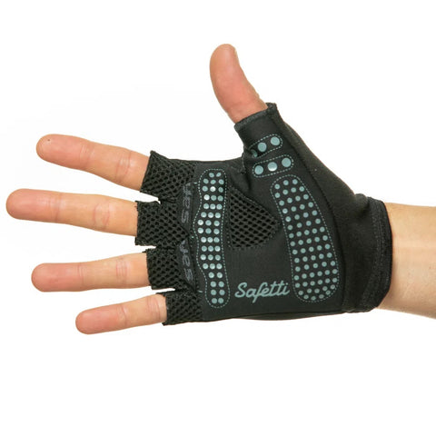 Guantes Ciclismo Cortos Safetti Essenziales TrascendenzaNero