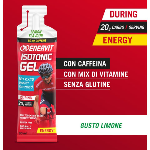 Gel Isotonico Enervit + Cafeina 60gr