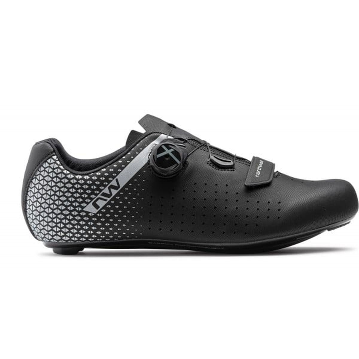 Zapatilla de Ciclismo Ruta Northwave Core Plus 2 Negro