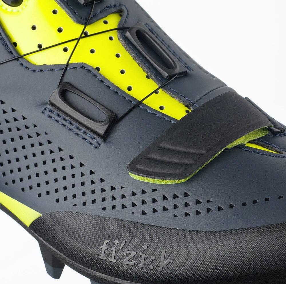 Zapatilla Ciclismo MTB FIZIK X5 Terra Gris Amarillo Fluo