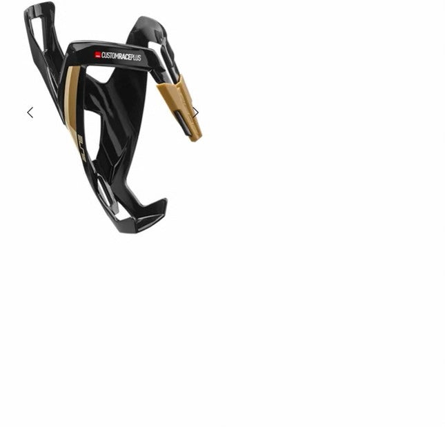 Soporte de Caramañola Elite Custon Racer Plus Negro/Dorado