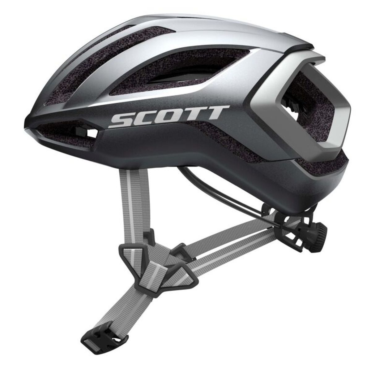 Casco de Ciclismo Scott Centric Plus Gris Reflectivo