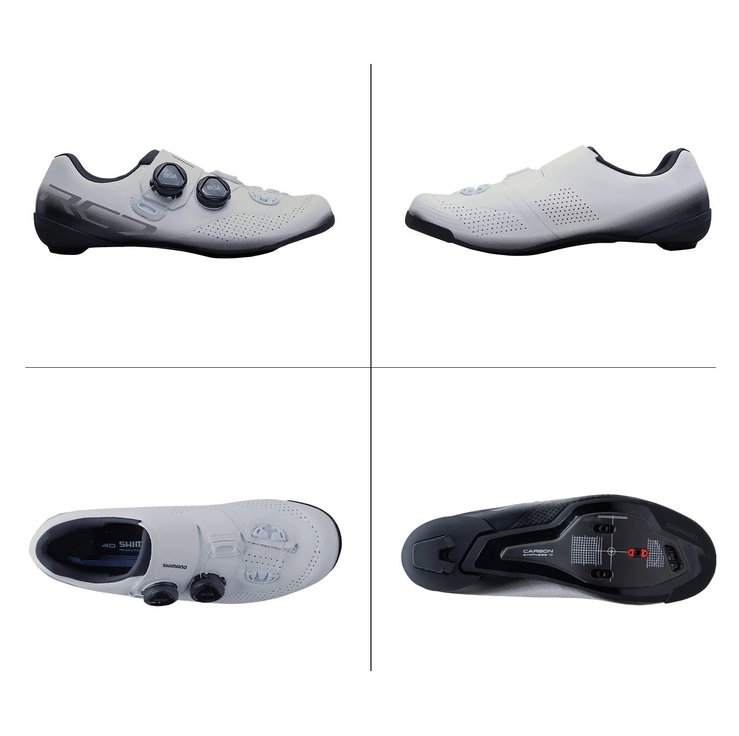 Zapatilla Ciclismo Mujer Ruta Shimano SH-RC702 Blanca