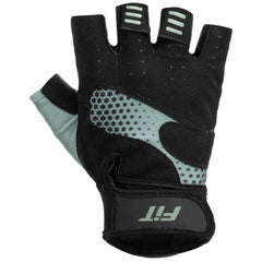 Guantes Cortos Entrenamiento Stake Sportfitness Negro Verde