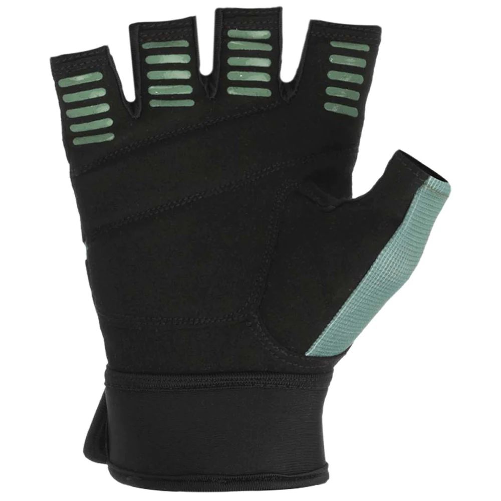 Guantes Cortos Entrenamiento Stake Sportfitness Negro Verde