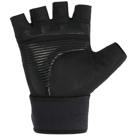 Guantes Cortos de Entrenamiento Spin Negro Fucsia