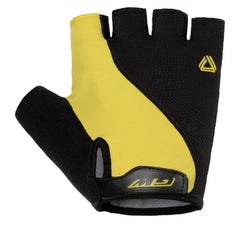 Guantes Ciclismo Cortos GW Fluo Negro Amarillo