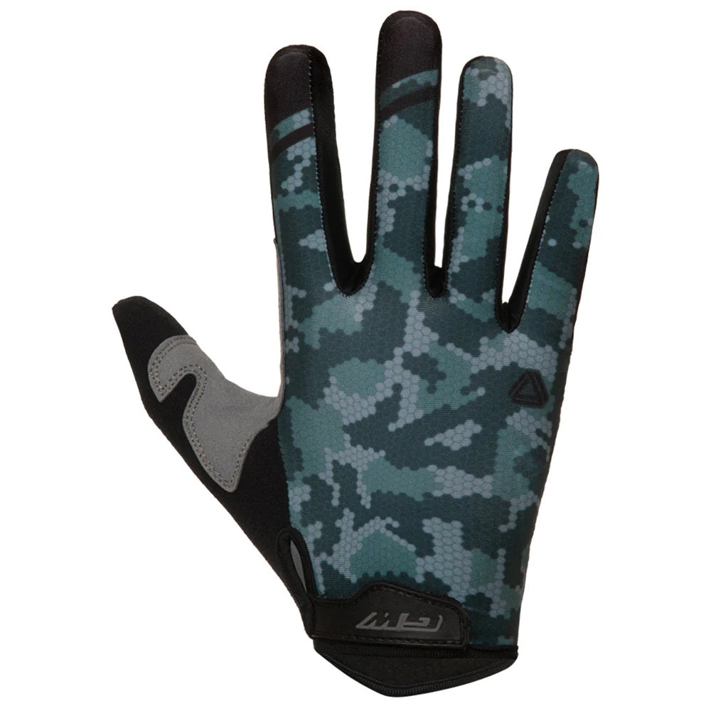 Guantes Ciclismo Largos GW Full Camo Verde