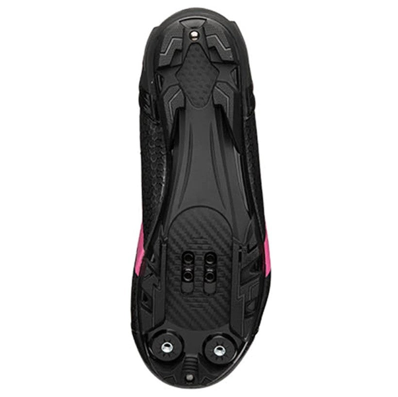 Zapatilla Ciclismo MTB GW WARRIOR M12025H Negro-Rosado