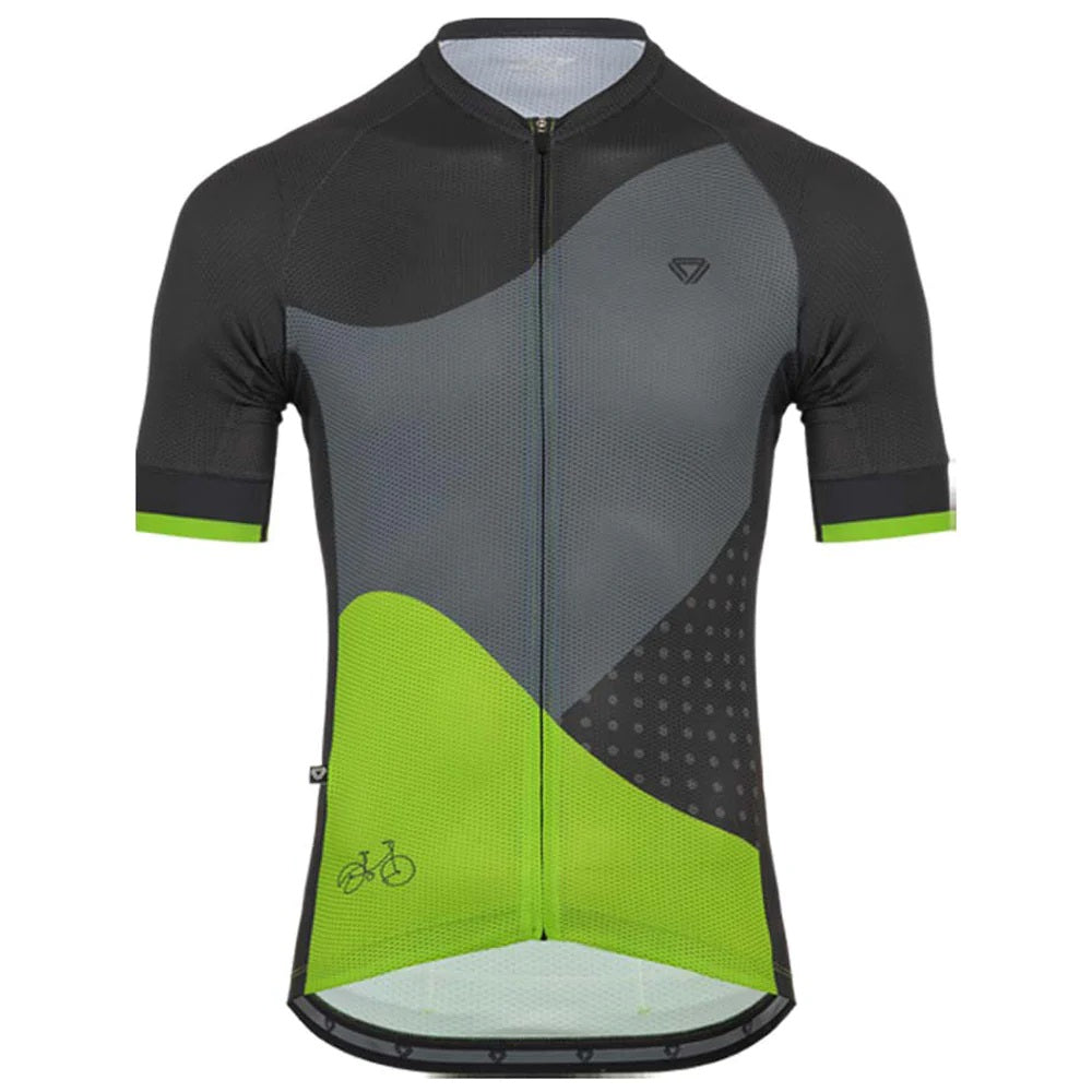 Jersey Ciclismo M/C Hombre GW Alta Visibilidad Gris