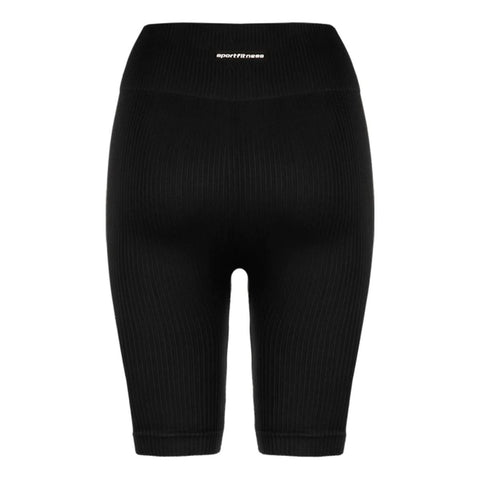 Short Largo Mujer Biker Seamless Spirit Sportfitness Negro