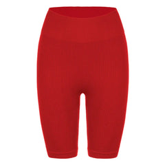 Short Largo Mujer Biker Seamless Spirit Sportfitness Rojo