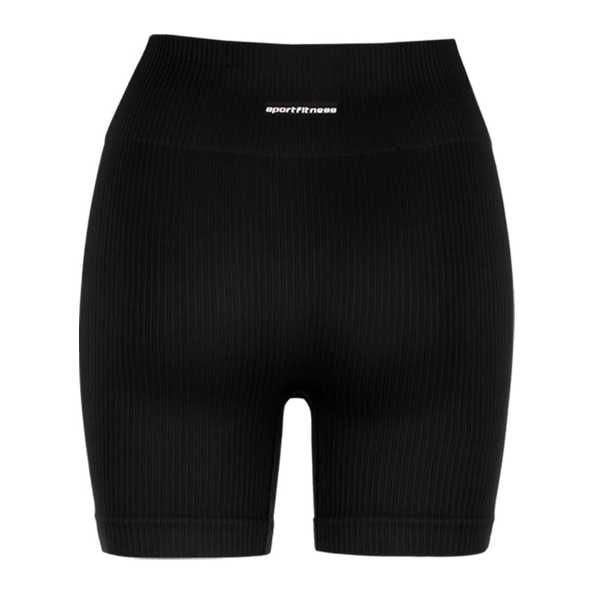 Short Corto Mujer Seamless Spirit Sportfitness Negro