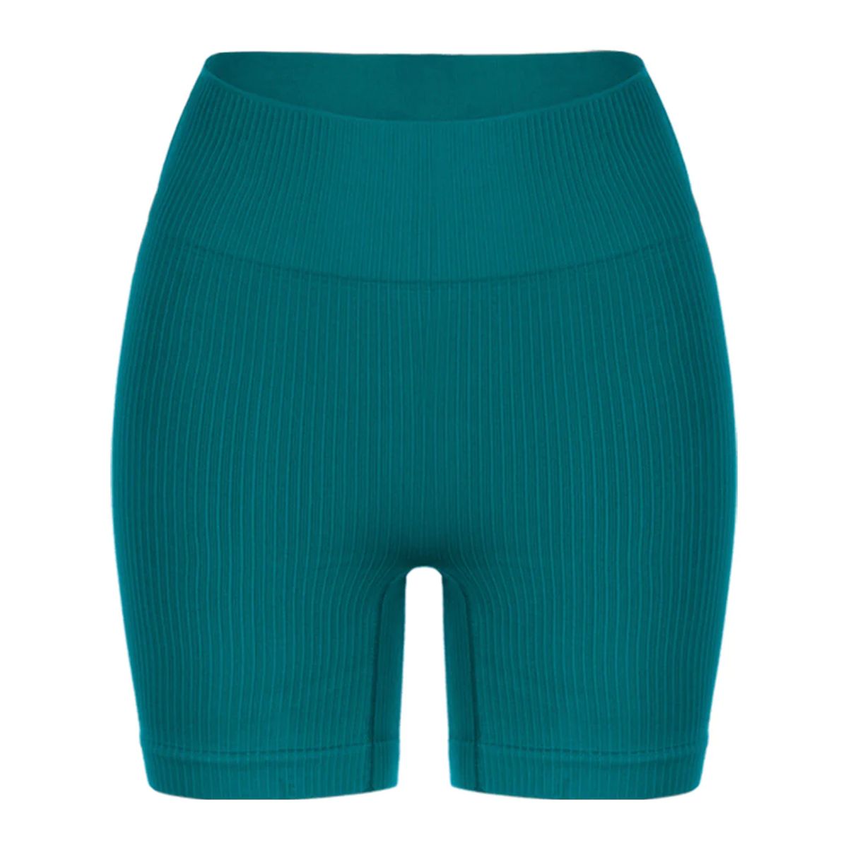 Short Corto Mujer Seamless Spirit Sportfitness Azul Jade