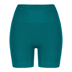 Short Corto Mujer Seamless Spirit Sportfitness Azul Jade