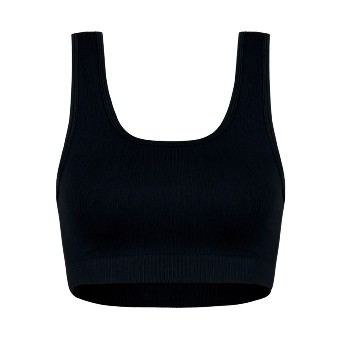 Top Sin Mangas Mujer Seamless Mind Sportfitness Negro