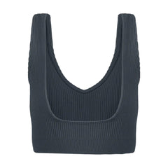 Top Sin Mangas Mujer Seamless Motion Sportfitness Humo