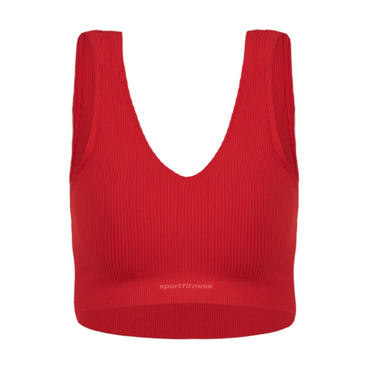 Top Sin Mangas Mujer Seamless Motion Sportfitness Escarlata