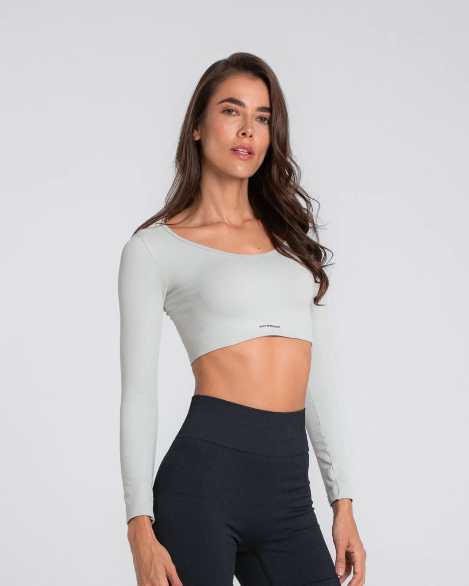 Top Con M/L Mujer Seamless Shake Sportfitness Perla