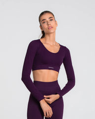 Top Con M/L Mujer Seamless Shake Sportfitness Uva