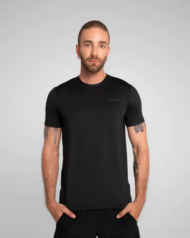 Camiseta M/C Hombre Hardy Sportfitness Negro