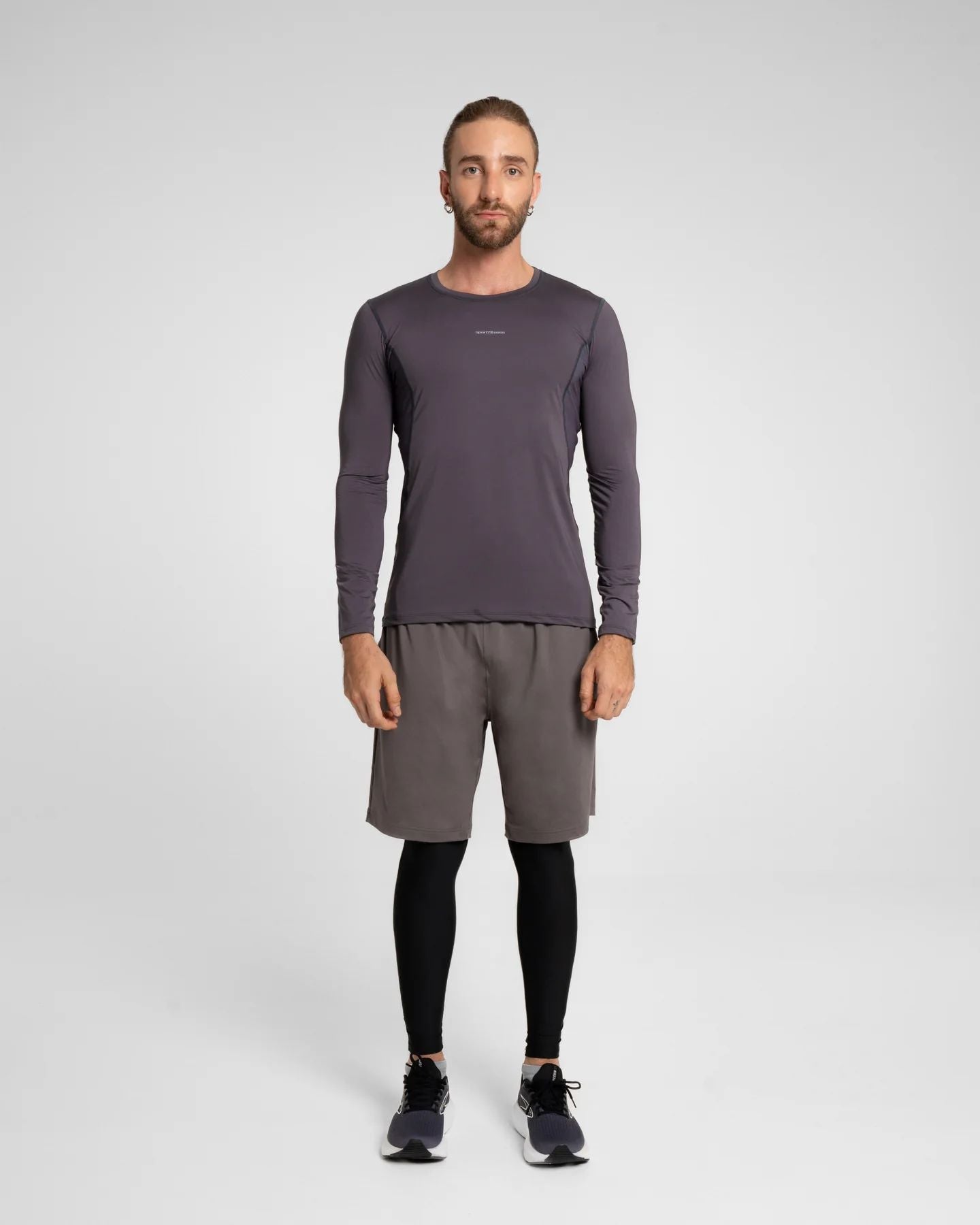 Pantoloneta de Ciclismo Hombre Loom Sportfitness Gris