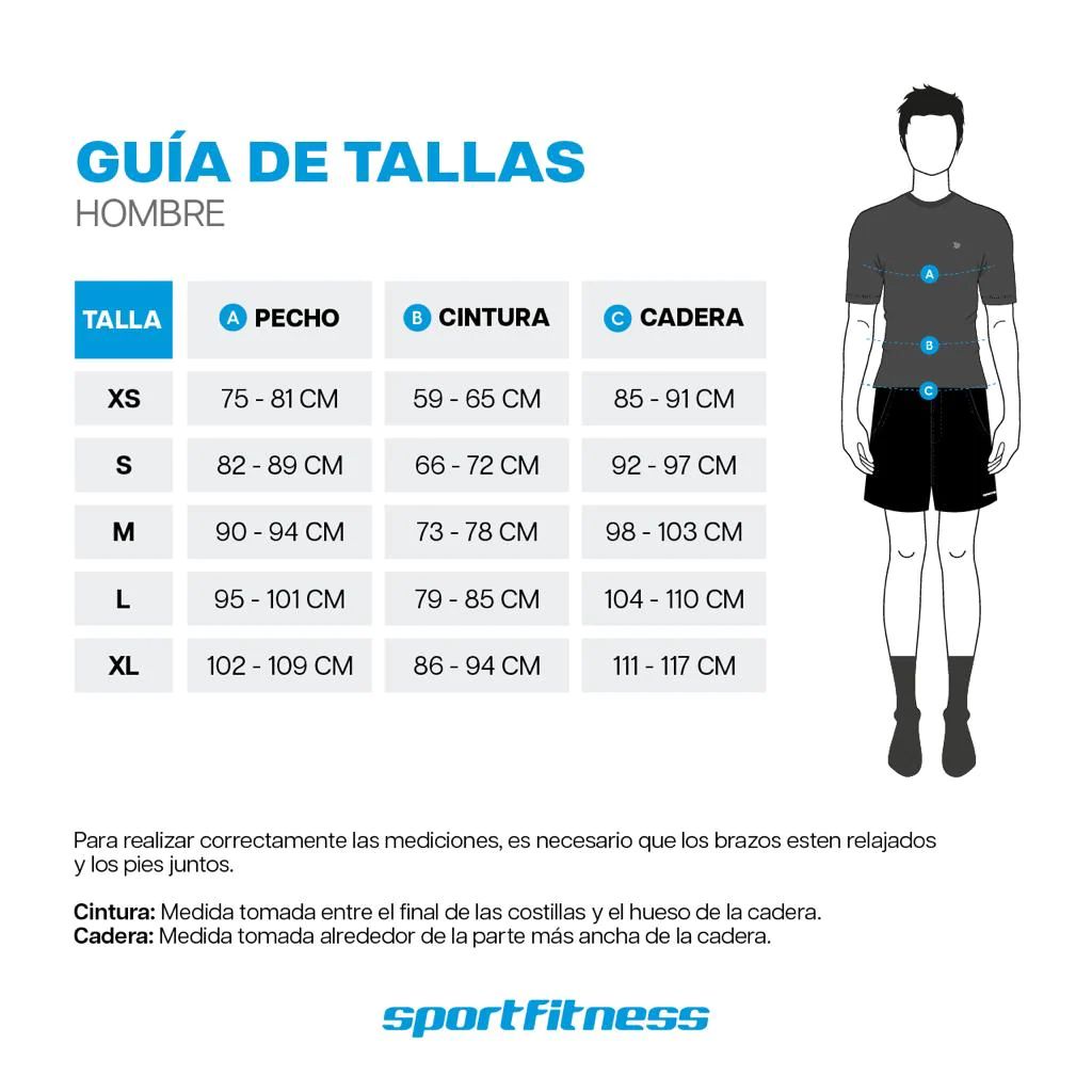 Pantoloneta de Ciclismo Hombre Motion Sportfitness Azul