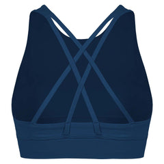 Top Sin Mangas Mujer Cheer Sportfitness Azul Oscuro