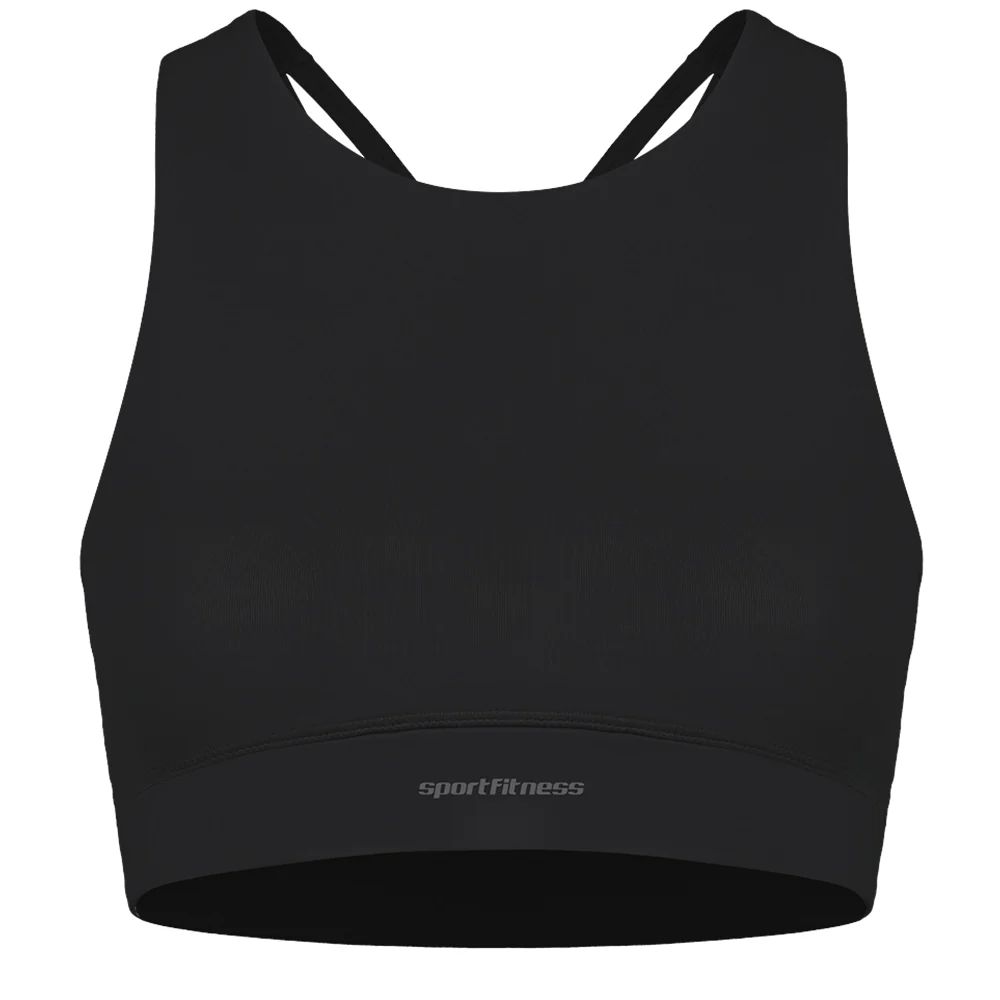 Top Sin Mangas Mujer Cheer Sportfitness Negro