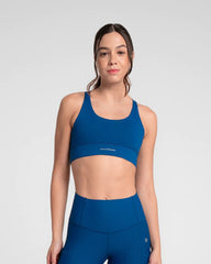 Top Sin Mangas Mujer Bonny Sportfitness Azul Oscuro