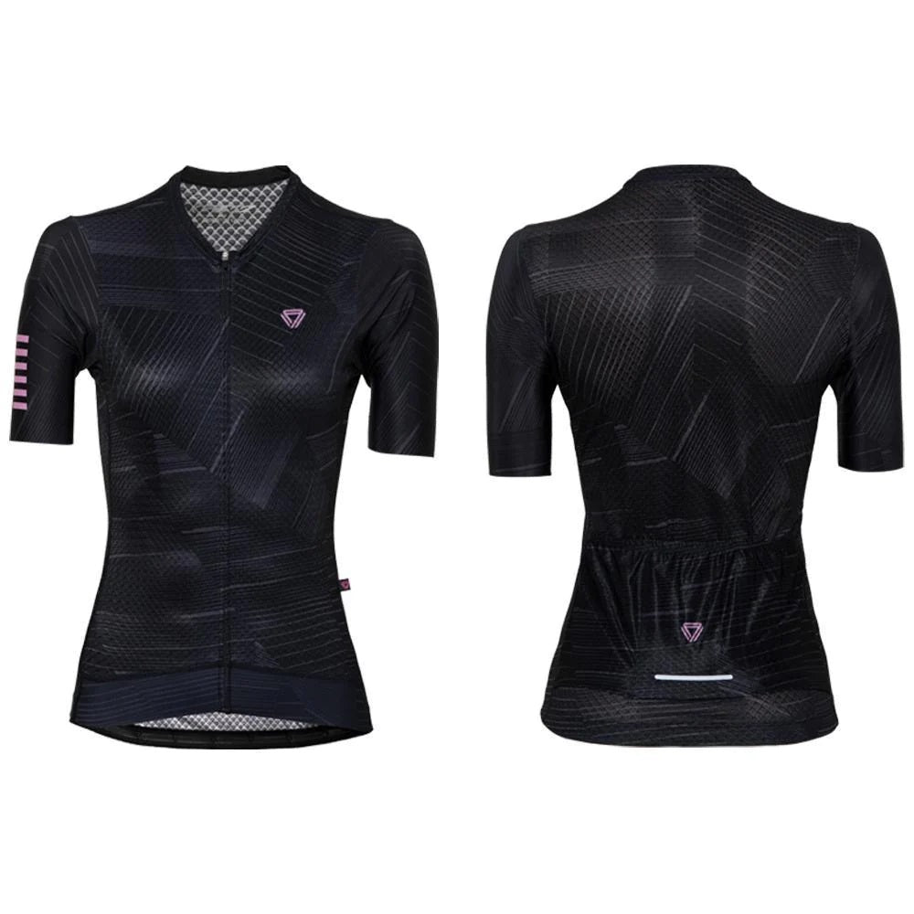 Jersey Ciclismo GW Surco Pro M/C Mujer Negro Rosado