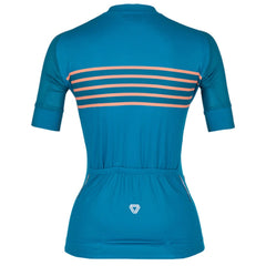 Jersey Ciclismo GW Stripes M/C Mujer Azul