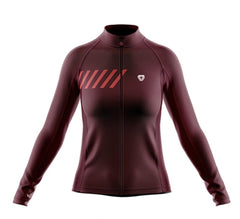 Jersey Ciclismo GW M/L Mujer Crosswalk Vinotinto