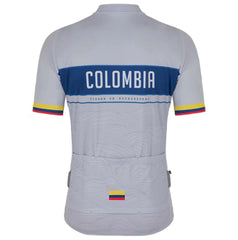 Jersey Ciclismo M/C Hombre GW Colombia Escaladores Gris