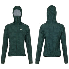 Chaqueta Ciclismo GW Protective Camo Mujer Verde