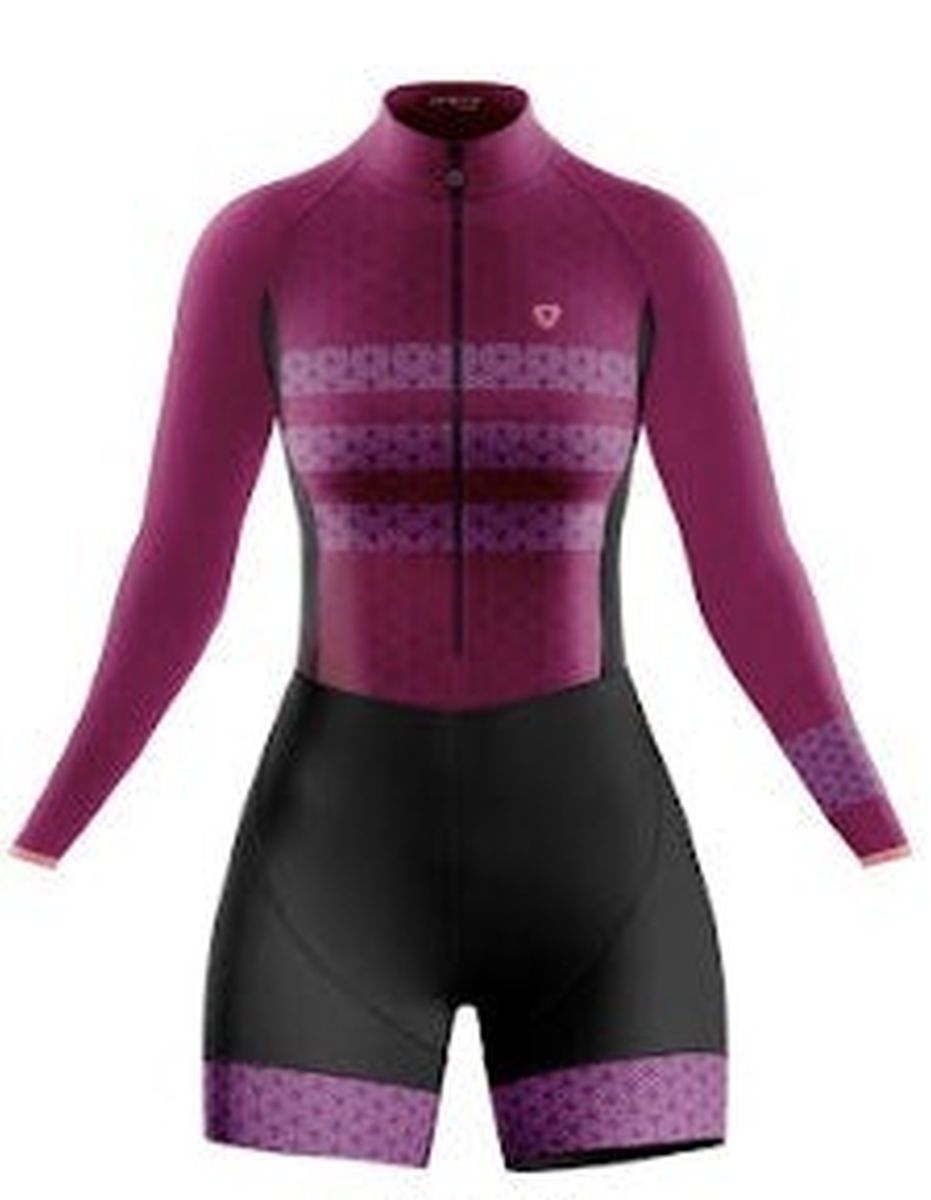 Enterizo Ciclismo GW M/L Mujer Basic Gaia Morado