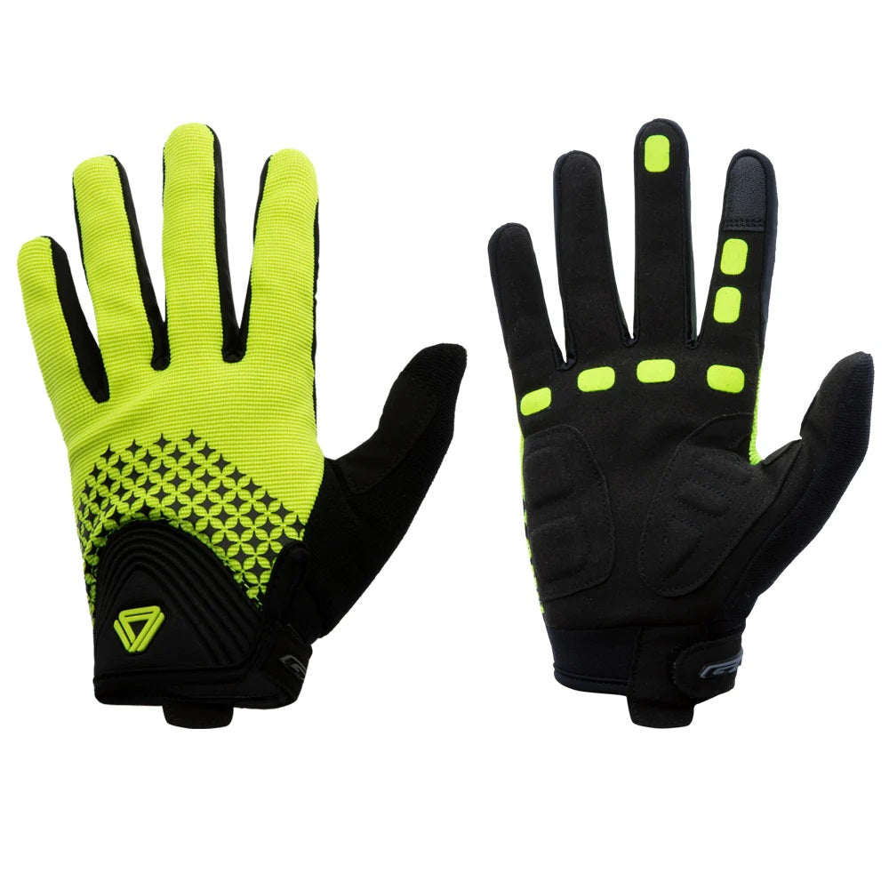 Guantes Ciclismo GW Largos Torch Amarillo Neon