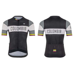 Jersey Ciclismo M/C Hombre GW Colombia Negro Gris