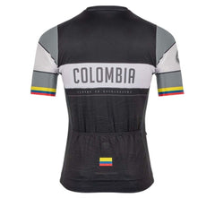 Jersey Ciclismo M/C Hombre GW Colombia Negro Gris